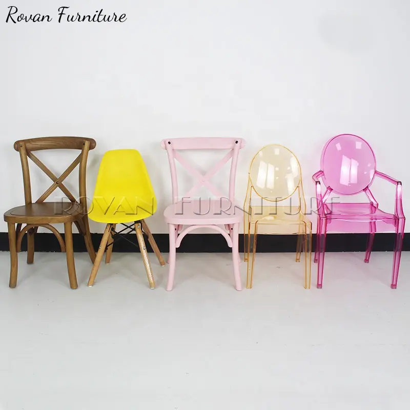 TOP 10 wholesale barber party throne ghost chairs pp resin gold kids chair children furniture hdpe table and chair set for event