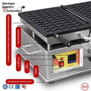 Macchina per Waffle Nuova di Zecca |   Macchina Professionale per Waffle a Doppia Testa con Stampo Personalizzato per Coni <span class=keywords><strong>Gelato</strong></span> e Snack Bar - Product Image 5