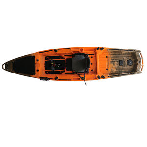 Kayak à pédales Vicking de 13 pieds avec <span class=keywords><strong>moteur</strong></span> <span class=keywords><strong>électrique</strong></span> monoplace 1 personne <span class=keywords><strong>canoë</strong></span> HDPE <span class=keywords><strong>pour</strong></span> les sports nautiques sur l'océan grand bateau certifié CE - Product Image 3