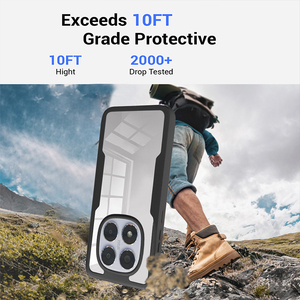 Funda Transparente Anticaídas para <span class=keywords><strong>Redmi</strong></span> Note 14 Pro, Textura Agradable al Tacto, Protección Completa <span class=keywords><strong>de</strong></span> 360 Grados - Product Image 4