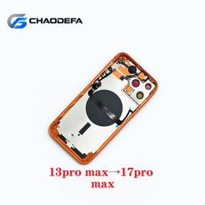ฝาหลัง DIY สำหรับ iPhone 13 Pro Max ถึง 17 Pro Max  อะไหล่เปลี่ยนกรอบแบตเตอรี่ด้านหลัง สำหรับ iPhone 13 Pro Max ให้เหมือน 17 Pro Max - Product Image 2