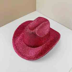 Sombrero de Vaquero Dorado al por Mayor para Mujer, Estilo Occidental, PVC Ecológico, en Blíster - Product Image 4