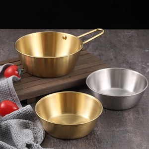 Bol à condiments en acier inoxydable 304 finition dorée pour le camping et l'extérieur - Product Image 2