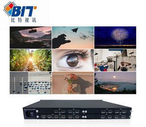 1x9 1 đầu vào kênh xử lý video, 4x4 4K60 đa màn hình mở rộng, 16 <span class=keywords><strong>HDMI</strong></span> đầu vào video tường bộ vi xử lý - Product Image 2