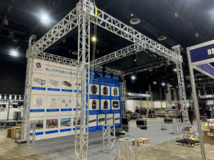 Hệ thống nâng giàn đèn sân khấu bằng nhôm F34 290mm, giàn dựng sự kiện, cần cẩu nâng tay, khớp nối giàn - Product Image 3