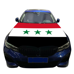 Drapeau <span class=keywords><strong>de</strong></span> couverture <span class=keywords><strong>de</strong></span> capot <span class=keywords><strong>de</strong></span> voiture en tissu polyester national Vente directe d'usine Drapeau <span class=keywords><strong>de</strong></span> couverture <span class=keywords><strong>de</strong></span> moteur <span class=keywords><strong>de</strong></span> la Syrie - Product Image 2