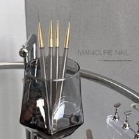 Rotulador ultrafino para decoración de uñas, lápiz profesional para pintar, mezclar, dibujar flores, delinear, tallar, fototerapia TY333