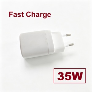 Adaptateur de charge rapide PD3.0 PPS 35W, prise EU, chargeur mural USB-C simple, chargeur de téléphone multi-protocoles pour voyage - Product Image 1