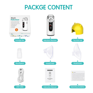 Digital Mesh <strong>Nebulizer</strong> Machine Ultrasonic <strong>Nebulizer</strong> Kit Inhaler <strong>Nebulizer</strong> With Rechargeable Battery - Product Image 5