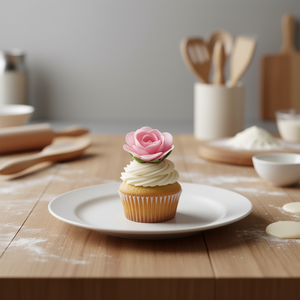 Rosas Artificiales Ilan Flores, Color Rosa, 2.5cm, 3 Piezas, Para Decoración de Pasteles - Product Image 2