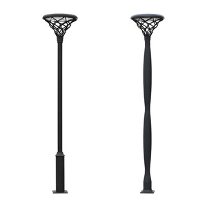 Lámpara solar de jardín Juming de 3 m con LED integrado para patio, parque, villa e iluminación de paisajes - Product Image 5