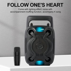 Altavoz Portátil para Fiestas al Aire Libre SING-E ZQS1365W con Bluetooth, Mini Altavoz Activo con Iluminación RGB, Reproductor de Karaoke para el Hogar, Reproductor de <span class=keywords><strong>Audio</strong></span> a Bajo Precio - Product Image 4