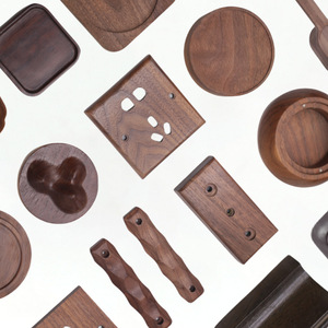 Servicio de Mecanizado y Pulido CNC Personalizado para Piezas de Madera de Alta Gama para el Hogar, en Nogal Negro Sólido OEM - Product Image 3