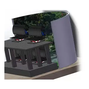 Hot Vr Arcade Machine Bril Gratis 3D Vr Cinema Roller Coaster Game Machine Simulator Voor Adventure Park