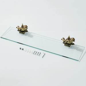 WANFAN MB-0783B Conception D'<span class=keywords><strong>angle</strong></span> <span class=keywords><strong>de</strong></span> <span class=keywords><strong>salle</strong></span> <span class=keywords><strong>de</strong></span> Bains <span class=keywords><strong>De</strong></span> Bâti <span class=keywords><strong>De</strong></span> Mur En Métal Étagère En <span class=keywords><strong>Verre</strong></span> - Product Image 6