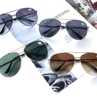 Lunettes de soleil de lecture UV400 de style aviateur, de haute qualité, en métal, bifocales, plusieurs couleurs, dioptries, pour femmes et hommes