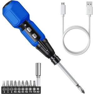 Set di cacciavite elettrico ricaricabile Cordless portatile Premium Kit di strumenti per la riparazione della casa cacciavite motorizzato - Product Image 1