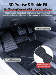 Tapis de sol de voiture 3D en TPE sur mesure, imperméables et toutes saisons, pour <span class=keywords><strong>Audi</strong></span> Q6 E-Tron 2025 - Tapis intérieur - Product Image 4