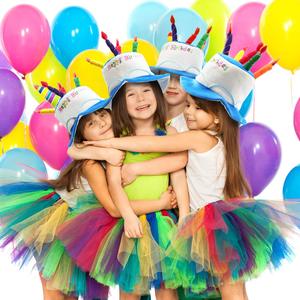Chapeau de fête en peluche en gros, chapeau amusant en forme de gâteau d'<span class=keywords><strong>anniversaire</strong></span>, chapeau de costume avec bougie d'<span class=keywords><strong>anniversaire</strong></span>, chapeau de déguisement pour adultes et enfants - Product Image 3