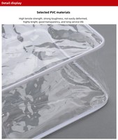 Personnalisé en usine écologique Pvc haut de gamme sac de couverture drap de lit sac de paquet sac de couette