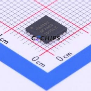 NRF52832-QFAA-R Wireless Transceiver IC QFN-48-EP(6x6) RF I2C/ UART/ SPI 1.7V~3.6V IoT/ Bluetooth 4dBm - Product Image 1