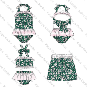 Bañador de manga larga para niñas pequeñas y bebés, traje de baño personalizado - Product Image 3