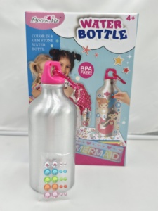 Set di Bottiglie d'Acqua in Metallo da Colorare (Tema SIRENA) per Bambini di 4-6 Anni - Product Image 3