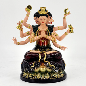 Statue de Doum Yuanjun de la Déesse de la Ourse du Nord et de la Mère des Neuf Empereurs Sanctuaire Statue de Bouddha - Product Image 4