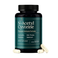 Complément NAC Personnalisé : Capsules Dures de N-Acétylcystéine, Quercétine et Acide Neuraminique – Stockage au Sec et au Froid (Guangdong)