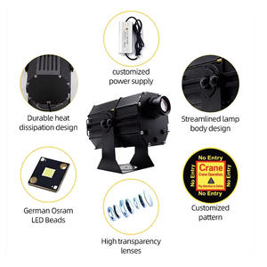 <span class=keywords><strong>Projecteur</strong></span> de sécurité industriel à <span class=keywords><strong>LED</strong></span> haute puissance QiaoXun IP65 RGB avec capteur, pour pont roulant, <span class=keywords><strong>atelier</strong></span>, chariot élévateur, <span class=keywords><strong>projecteur</strong></span> de gobo - Product Image 2