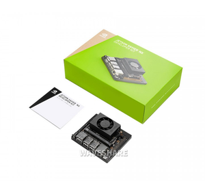 Kit de carte de développement Jetson <span class=keywords><strong>Xavier</strong></span> NX <span class=keywords><strong>petit</strong></span> supercalculateur AI pour le Edge Computing avec ventilateur de refroidissement et alimentation - Product Image 1