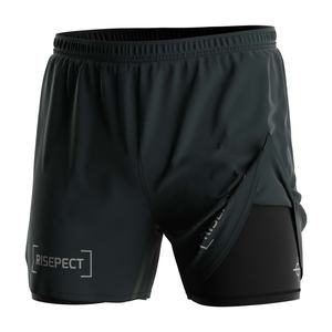 Pantalones Cortos Deportivos de Compresión de Alta Calidad para Fisicoculturismo, Pantalones Deportivos de Baloncesto 2 en 1 para Hombre - Product Image 1