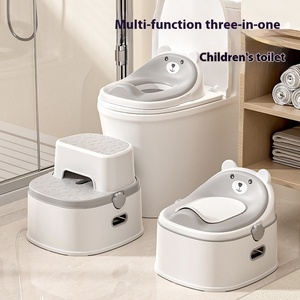 3-in-1 Multi-funzionale sedile del water per bambini orinatoio e <span class=keywords><strong>vasino</strong></span> per i ragazzi e le ragazze con modello animale materiale plastico - Product Image 1