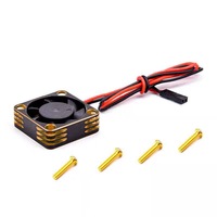 Kipas Casing Logam 3650 Motor ESC 5V-8.4V Kipas Pendingin Kecepatan Tinggi 30 * 30 * 10mm