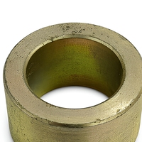 Manchon en laiton galvanisé jaune zingué 30,5x25,4 mm, entretoise d'arbre de roulement pour machines agricoles
