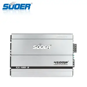 Suoer-AMPLIFICADOR DE POTENCIA CA-480-B para coche, de 4 canales amplificador de audio, 12V, 4500w