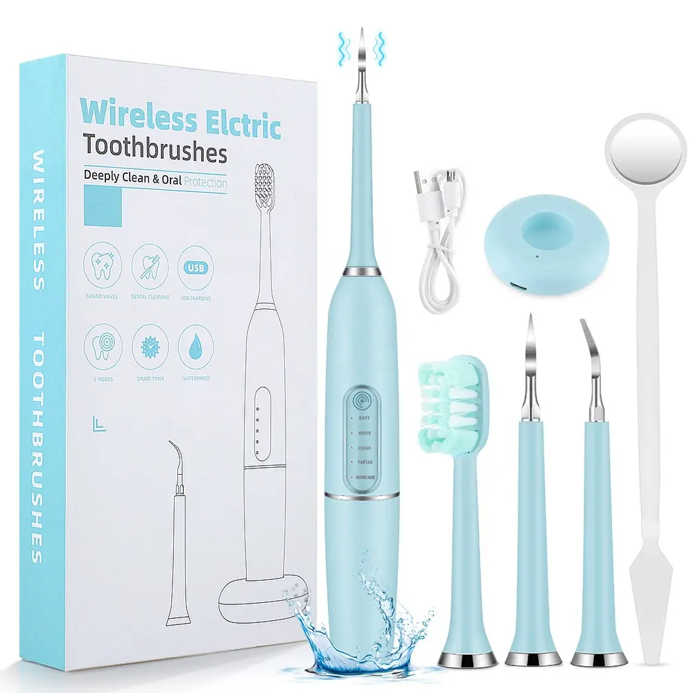 Kit de nettoyage dentaire pour le blanchiment des dents, accessoire électrique, hygiène buccale, pour retirer le tartre et les taches, dissolvant, 1 pièce