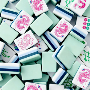 Juego de Mahjong Americano de 4 Capas Pink Spill the Tea, 160 Piezas, Juego de Fichas Completo de Lujo Oh My Mahjong, Regalo Festivo - Product Image 6