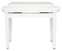 CE Certified Glossy White Foldable Piano Bench Bulk Order Musical Instrument Accessory for Travel 100+ Units