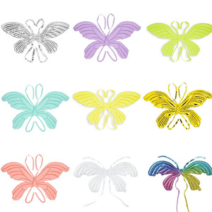 Palloncini Gonfiabili a Forma di Ala, Angeli in Foglio di Alluminio per Bambini, Farfalle Colorate per Mercatini Notturni, Adesivi Posteriori all'Ingrosso - Product Image 1