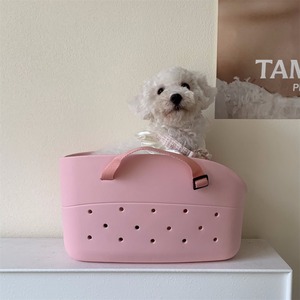 EVA Waterproof Large Capacity Eco-Friendly Pet <b>Carrier</b> <b>Bag</b> Fashion Single Shoulder <b>Cat</b> Tote <b>Bag</b> Removable Strap for Beach Travel - Product Image 2