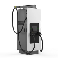 Chargeur rapide DC double pistolet OEM ODM Starcharge Titan V3 120/180kW pour véhicules électriques CCS1 NACS, station commerciale UL IP55 avec écran LED