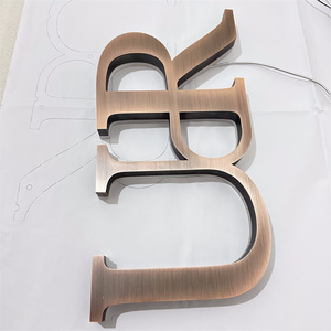 Tùy chỉnh 3D thư dấu hiệu Thắp Sáng Acrylic chữ cho quảng cáo LED kinh doanh Logo Backlit thư kênh - Product Image 3