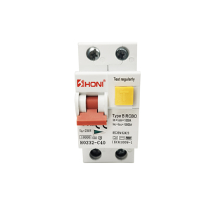 Honi RCBO RCCB duy nhất ba giai đoạn 2P/4P 10-125a 30mA 100mA 300mA <span class=keywords><strong>ELCB</strong></span> RCCB thiết bị hiện tại dư ngắt mạch RCD Loại B - Product Image 3
