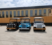 Voiturette de golf électrique vintage classique DZY personnalisée, 14 places, qualité supérieure, alternateur métallique 4000W 72V, vente en gros