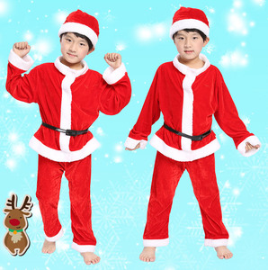Costume di Natale per Bambini, Abito da Babbo Natale per Ragazzi, Costume da Angelo, Vestiti Natalizi per Bambine con Cappello di Natale - Product Image 3