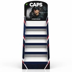 Expositor <span class=keywords><strong>de</strong></span> Sombreros Corrugado Personalizado, Expositor <span class=keywords><strong>de</strong></span> Piso Multicapa Independiente para <span class=keywords><strong>Tiendas</strong></span> <span class=keywords><strong>de</strong></span> Gorras y Minoristas - Product Image 2