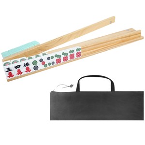 Soporte de madera para fichas de Mahjong con base magnética y varilla de empuje para exhibición de Mahjong americano - Product Image 5