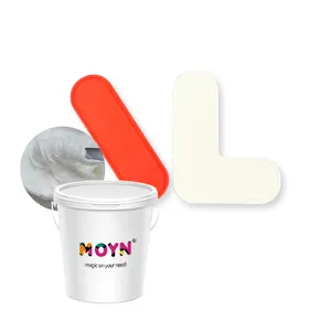 MOYN Silicone etichette di trasferimento di calore morbido effetto 3D in gomma marca adesivi Logo per serigrafia inchiostri