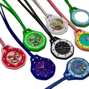Orologio al Quarzo Ottagonale Co-brandizzato Best-seller Transfrontaliero Color Caramella 45mm; Orologio da Tasca Ispirato alla Dopamina SW - Product Image 5